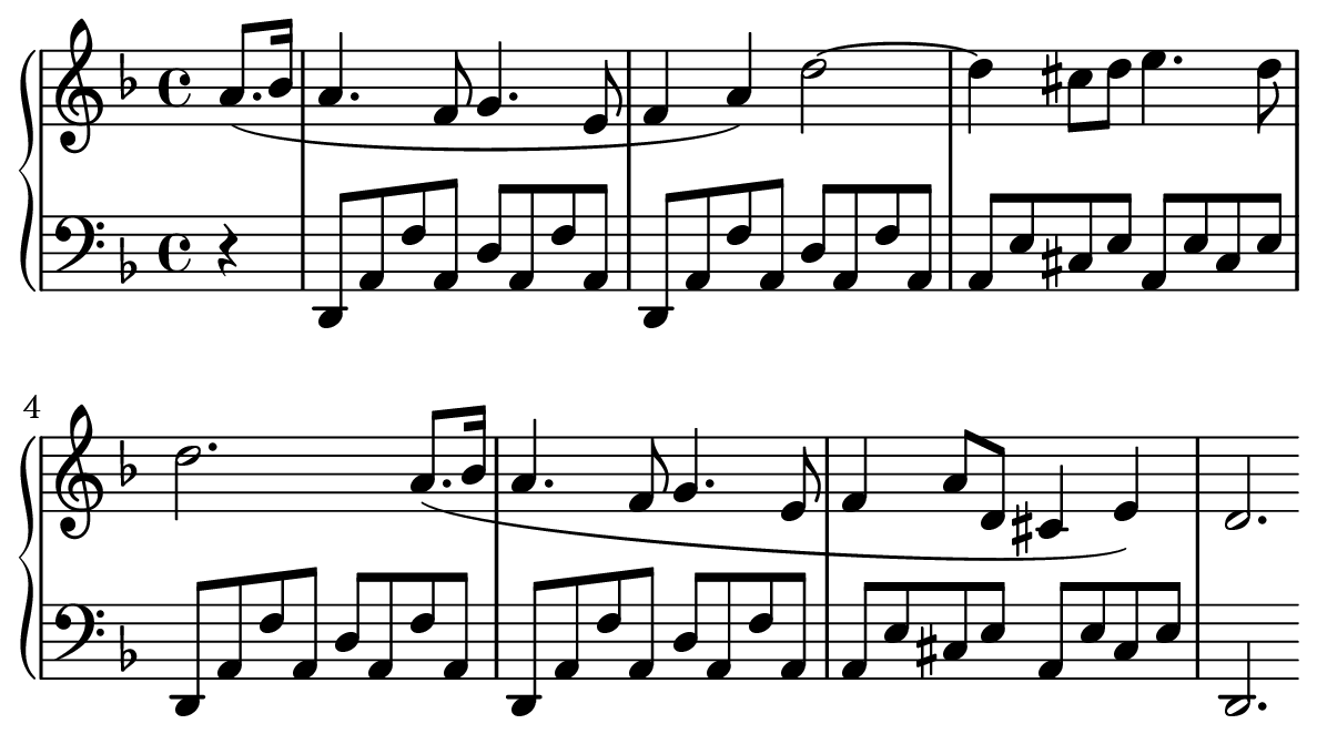An engraved nocturne in D minor — Ariolos output